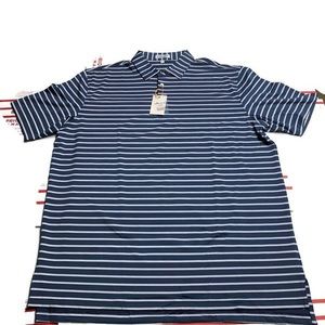 Peter Millar Summer Comfort blue striped polo